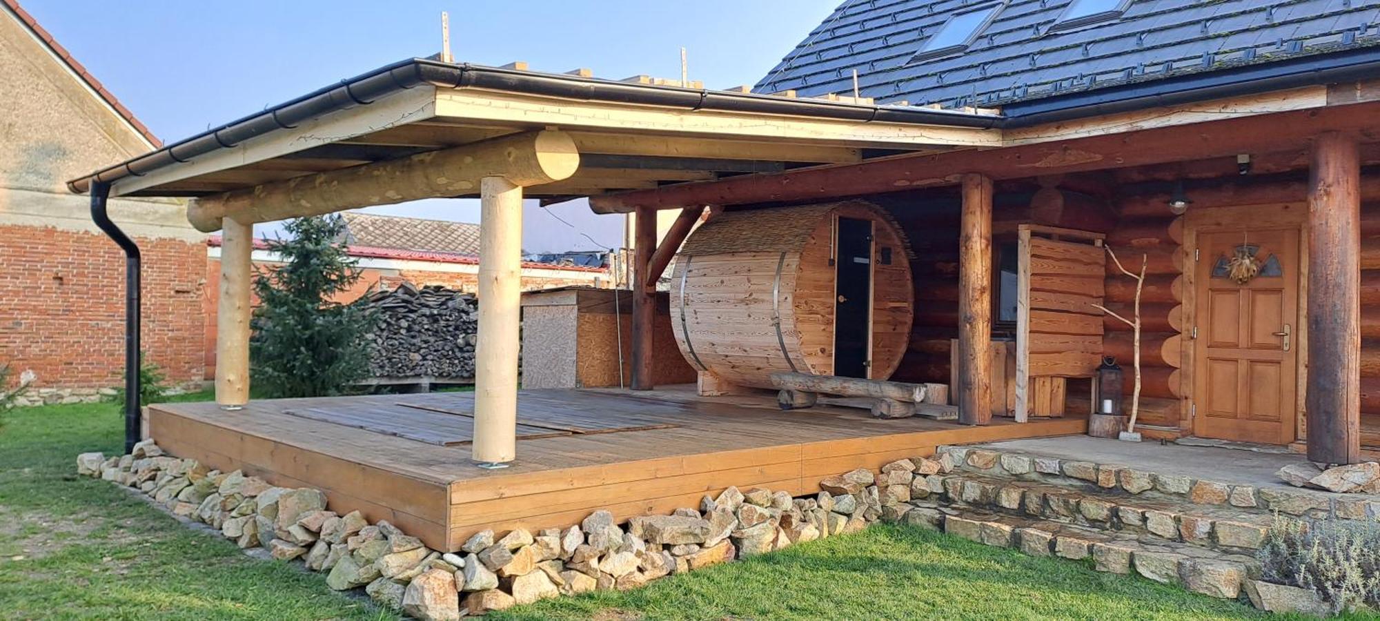 Wellness Srub U Holubu Villa Malsice Kültér fotó