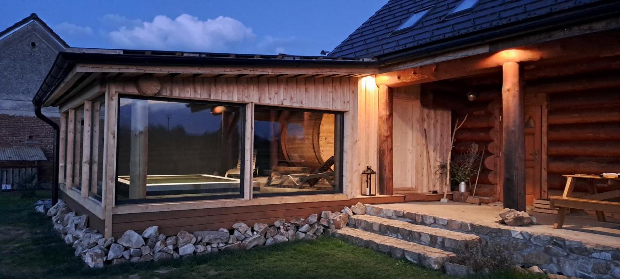 Wellness Srub U Holubu Villa Malsice Kültér fotó